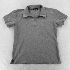 Nasty Pig Polo Shirt Men's Gray 1/4 Zip Stretch Short Sleeve Collared Size XL